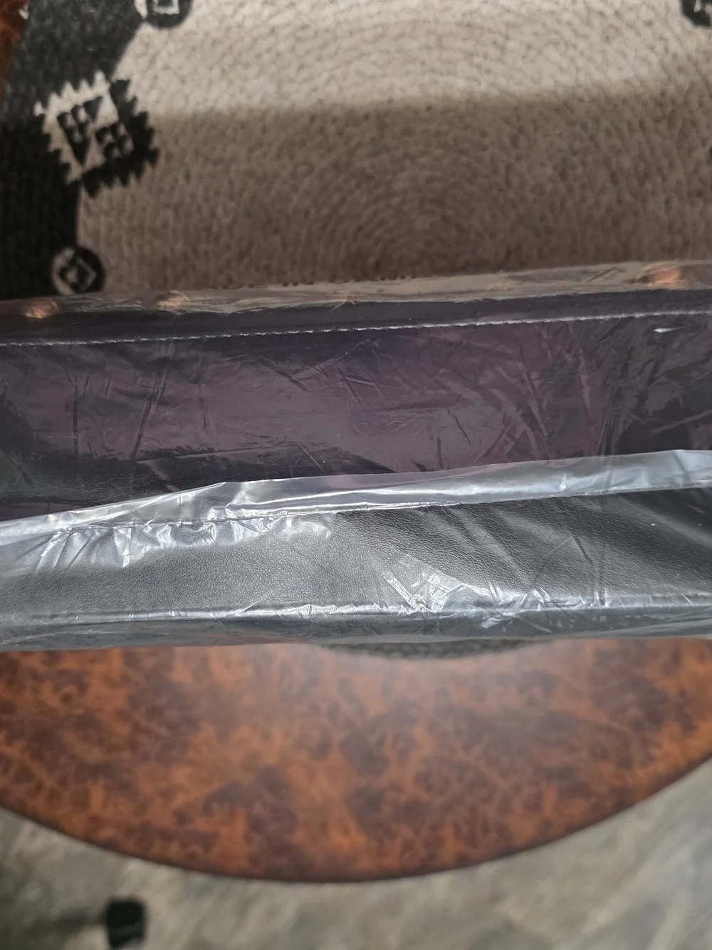 NWT-A New Day Black Studded Oversized Clutch / Shoulder Bag